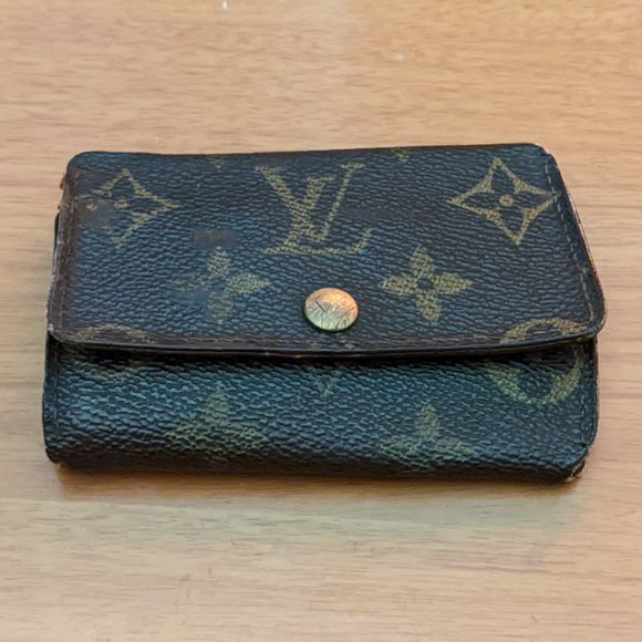 Key Holder~ Louis Vuitton Monogram Key & Card Holder - Brown and Gold - Picture 1 of 7